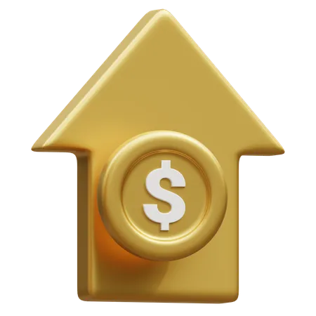 Money Up  3D Icon