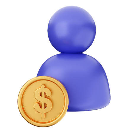 Money User  3D Icon