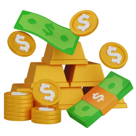 Money Value  3D Icon