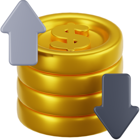 Money Value  3D Icon