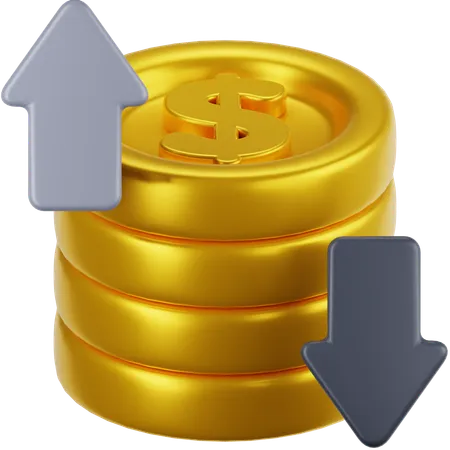 Money Value  3D Icon