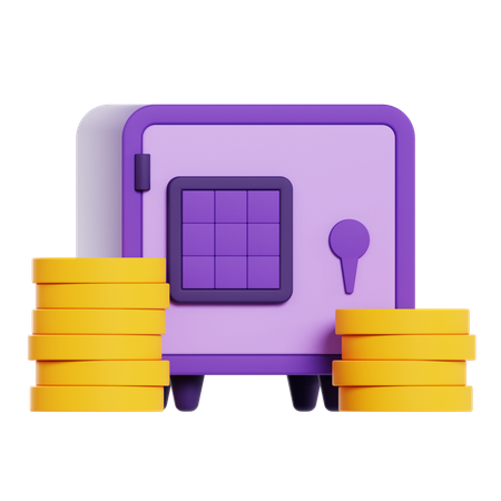 Money Vault  3D Icon