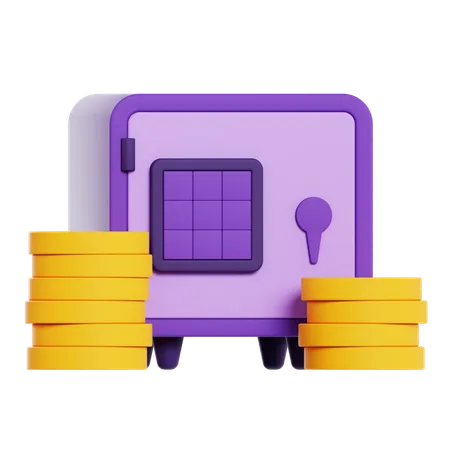 Money Vault  3D Icon