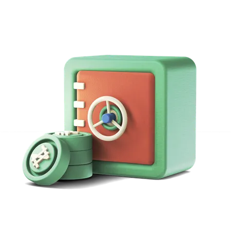 Money Vault  3D Icon