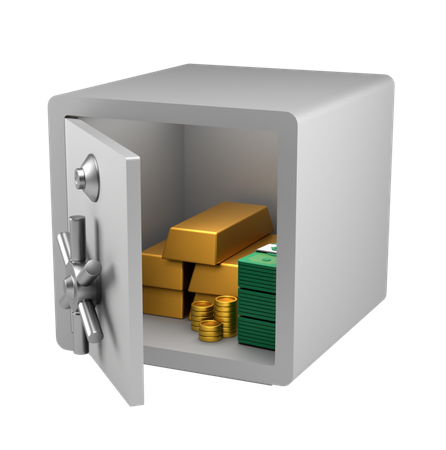 Money Vault  3D Icon