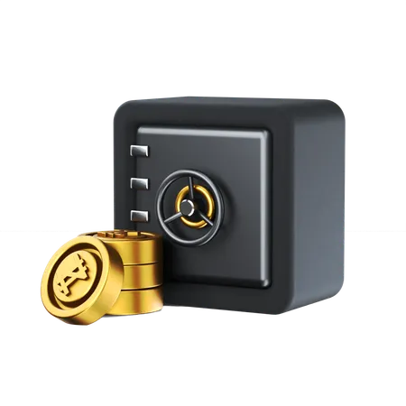 Money Vault  3D Icon