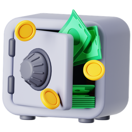 Money Vault  3D Icon