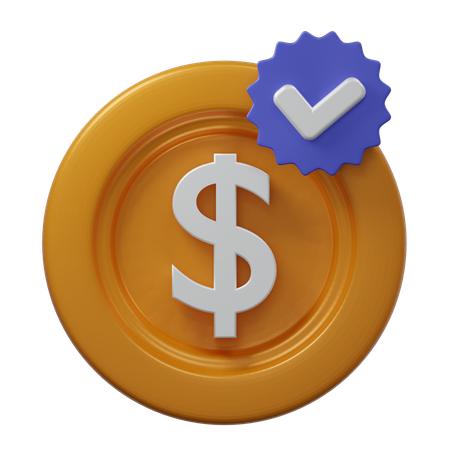 Money Verification  3D Icon