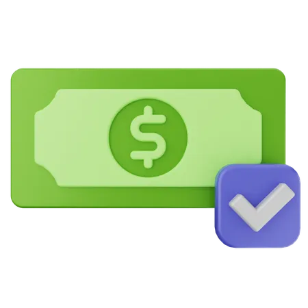 Money Verification  3D Icon