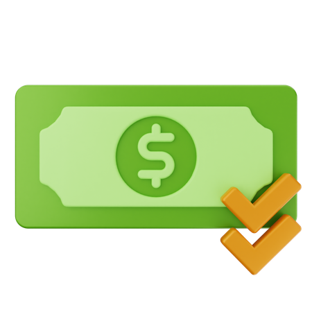 Money Verification  3D Icon