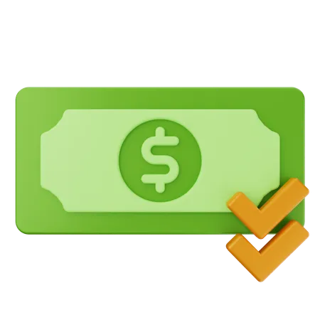 Money Verification  3D Icon