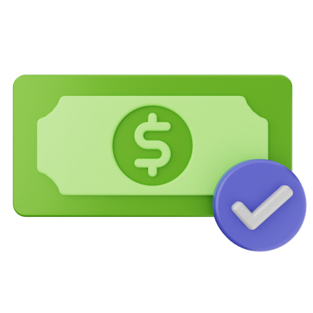 Money Verification  3D Icon