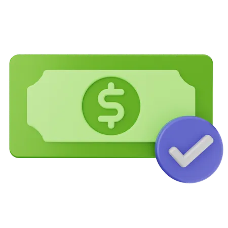 Money Verification  3D Icon