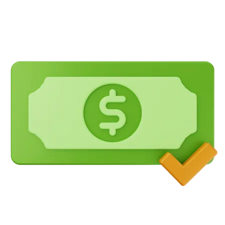 Money Verification  3D Icon