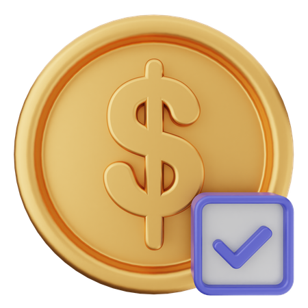 Money Verification  3D Icon