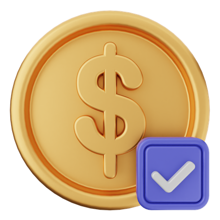 Money Verification  3D Icon