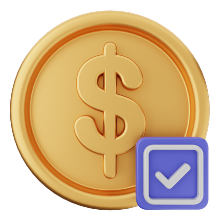 Money Verification  3D Icon