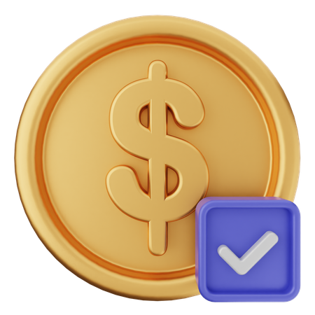 Money Verification  3D Icon