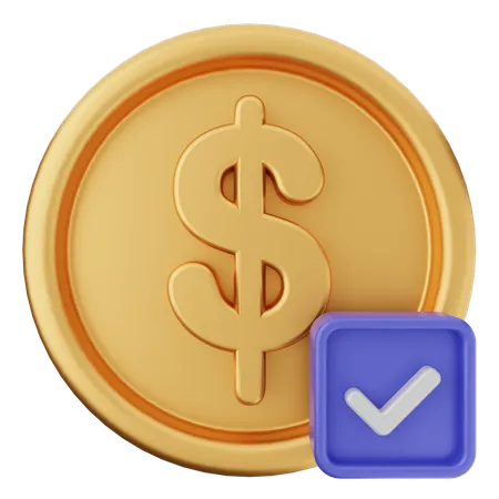 Money Verification  3D Icon