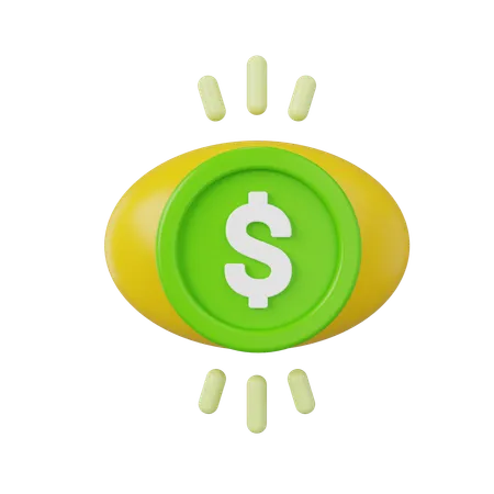 Money Vision  3D Icon
