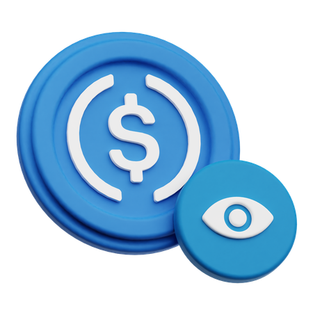 Money Vision  3D Icon