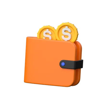 Money Wallet 3 D Icon Representing Storage Of Currency And Cards Symbolizing Financial Management Transactions And Personal Finance Organization 3D Icon
