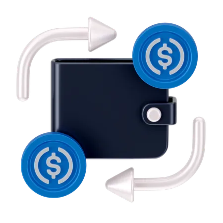 Money wallet  3D Icon