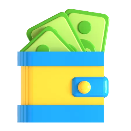 Money Wallet  3D Icon