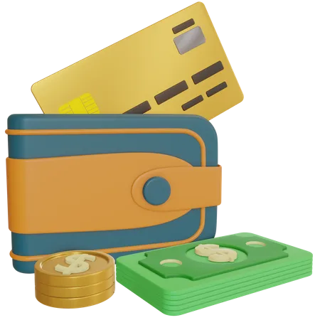 Money Wallet  3D Icon