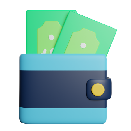 Money Wallet  3D Icon