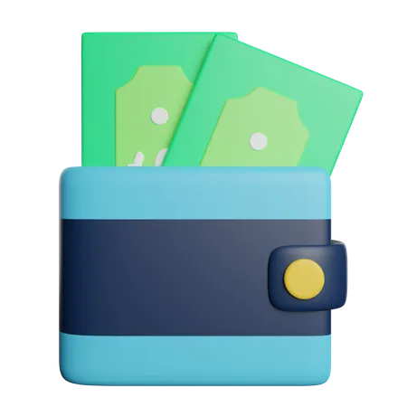 Money Wallet  3D Icon