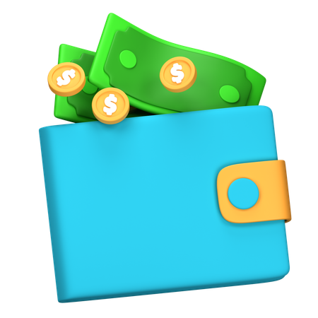 Money Wallet  3D Icon