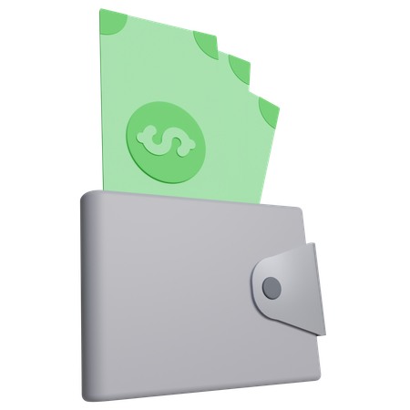 Money Wallet  3D Icon