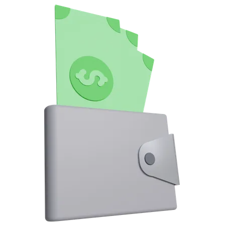 Money Wallet  3D Icon