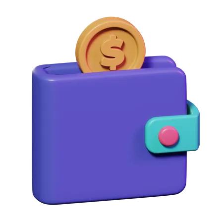 Money Wallet  3D Icon