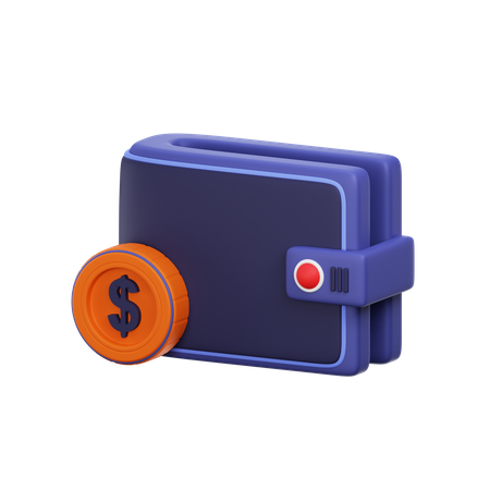 Money Wallet  3D Icon