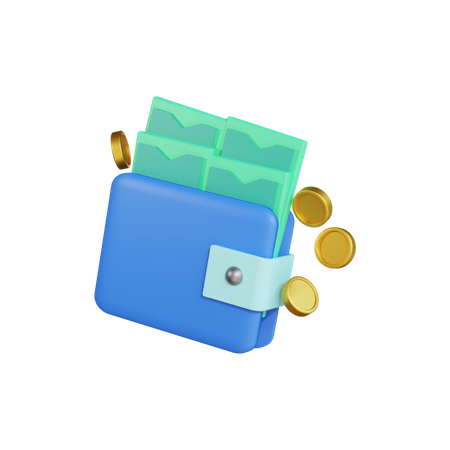 Money Wallet  3D Icon