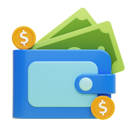 Money Wallet  3D Icon