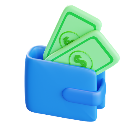 Money Wallet  3D Icon