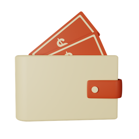 Money Wallet  3D Icon