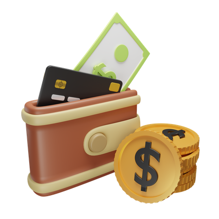 Money Wallet  3D Icon