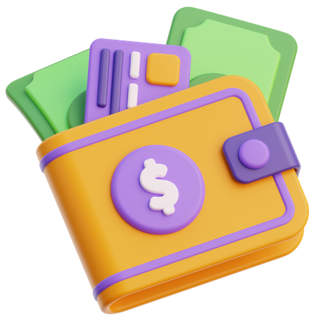 Money Wallet  3D Icon