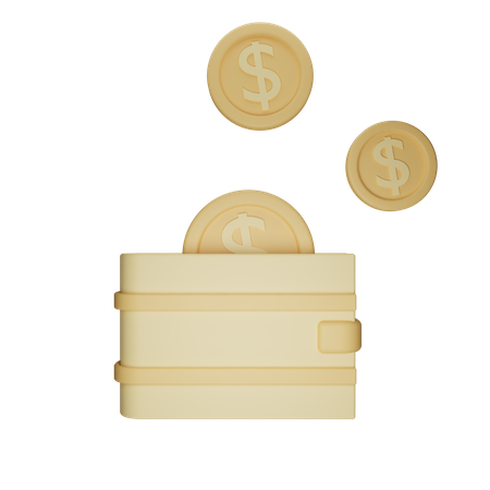 Money Wallet  3D Icon