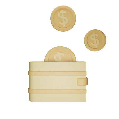 Money Wallet  3D Icon