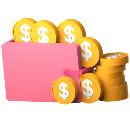 Money Wallet  3D Icon