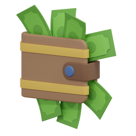 Money Wallet  3D Icon