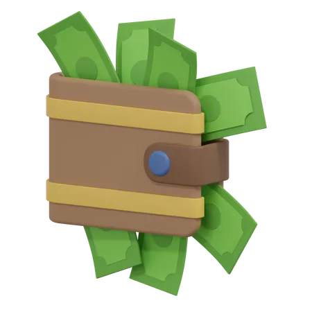 Money Wallet  3D Icon