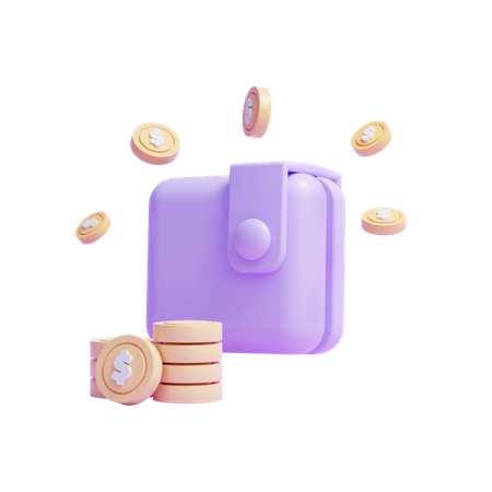 Money Wallet  3D Icon