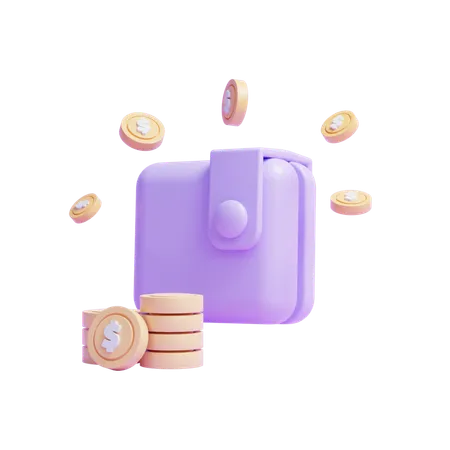 Money Wallet  3D Icon