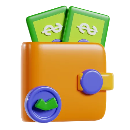 Money Wallet  3D Icon